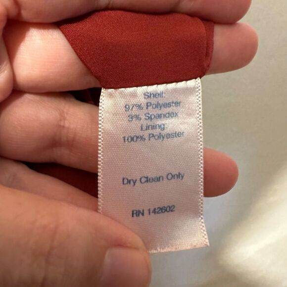 Sail to Sable Burgundy Button Dress - size 8 - Picture 7 of 7